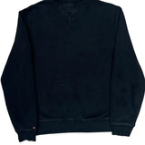 Tommy Hilfiger Spellout Sweatshirt - Medium Black Cotton