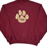 Made In USA Russell Athletic Sms Football Sweatshirt - 2XL Burgundy Cotton