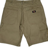 Dickies Carpenter Shorts - 32W 10L Beige Cotton