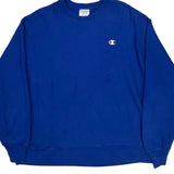 Reverse Weave Champion Sweatshirt - 2XL Blue Cotton