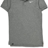 Nike Polo Shirt - XS Grey Cotton