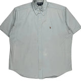 Blake Shirt Ralph Lauren Short Sleeve Shirt - XL Blue Cotton