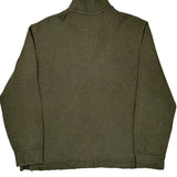 Polo By Ralph Lauren 1/4 Zip - Large Green Cotton