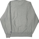 Adelphi University Champion College Sweatshirt - Small Grey Cotton Blend