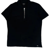 Diesel Polo Shirt - Medium Black Cotton