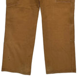 Carhartt Double Knee Carpenter Trousers - 32W 30L Brown Cotton