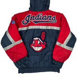 Age 7 Pro Player Indians Jacket - XL Navy Polyester