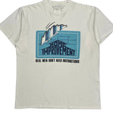 Home Improvement Unbranded Graphic T-Shirt - Large White Cotton