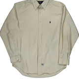 Ralph Lauren Shirt - Medium Cream Cotton