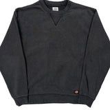 Dickies Sweatshirt - Large Gray Cotton Blend
