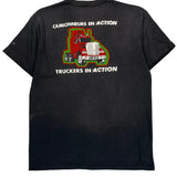Truckers In Action Floctex Single Stitch T-Shirt - XL Black Cotton Blend