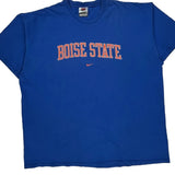 Boise State Nike College T-Shirt - 2XL Blue Cotton