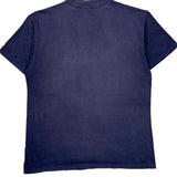 Single Stitch Atlanta Braves Hanes Mlb T-Shirt - Large Navy Cotton