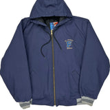 Made In USA, St. Francis Borgia Country Tuff College Bomber Jacket - XL Blue Polyester
