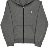 Polo By Ralph Lauren Hoodie - Medium Gray Cotton Blend