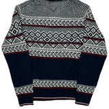 Tommy Hilfiger Argyle Jumper - Medium Navy Cotton