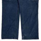 Carhartt Cargo Cargo Trousers - 34W 30L Blue Cotton