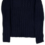 Tommy Hilfiger Sweater - Large Navy Cotton