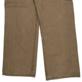 Schmidt Carpenter Trousers - 32W 30L Brown Cotton