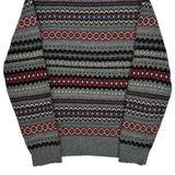 Barbour Argyle Sweater - Large Multicoloured Wool