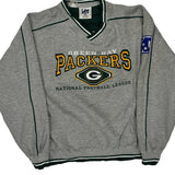 Green Bay Packers Lee Sport Football Sweatshirt - Large Green Cotton