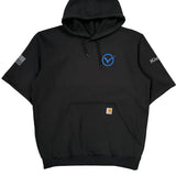 Operations Led Quality Carhartt Hoodie - Large Black Cotton