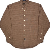 Gant Checked Shirt - Large Brown Cotton