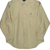 Ralph Lauren Shirt - Large Yellow Cotton