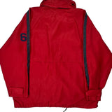 Polo By Ralph Lauren Windbreaker - Large Red Polyester