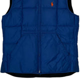 Polo By Ralph Lauren Vest - XS Blue Polyester