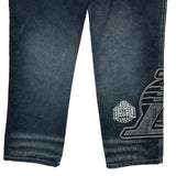 Los Angeles Lakers Unk Graphic Jeans - 34W 32L Dark Wash Cotton