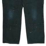 Carhartt Double Knee Carpenter Pants - 34W 30L Black Cotton