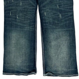 Bke Contrast Stitch Jeans - 36W 31L Dark Wash Cotton Blend