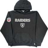 Raiders Russell Athletic Football Hoodie - XL Black Cotton