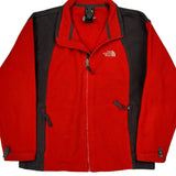 Kids The North Face Fleece Jacket - Large Red Polyester