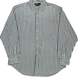 Polo By Ralph Lauren Striped Shirt - 2XL Blue Cotton