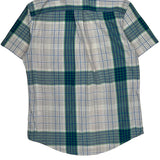 Tommy Hilfiger Checked Short Sleeve Shirt - Large Blue Cotton