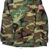 Cold Weather U.S. Army Camo Field Jacket - Large Camo Cotton Blend