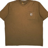 Carhartt T-Shirt - XL Brown Cotton