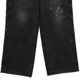 Carhartt Double Knee Carpenter Trousers - 29W 30L Black Cotton