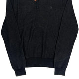 Polo By Ralph Lauren 1/4 Zip - Large Gray Cotton
