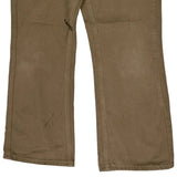 Carhartt Boot Cut Trousers - 32W UK 12 Brown Cotton