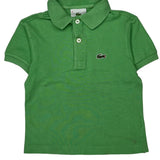 Age 4 Lacoste Polo Shirt - Small Green Cotton