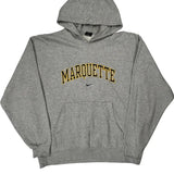 Marquette Nike College Hoodie - 2XL Gray Cotton Blend