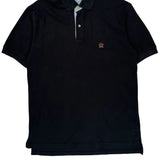 Tommy Hilfiger Polo Shirt - Medium Black Cotton