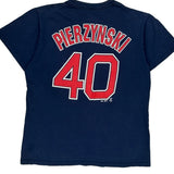 Red Sox Majestic Mlb T-Shirt - Medium Navy Cotton