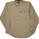 Chaps Ralph Lauren Checked Shirt - XL Beige Cotton