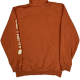 Carhartt Hoodie - Medium Orange Cotton Blend