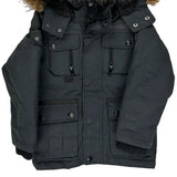 Age 5-6 Diesel Parka - Small Gray Polyester