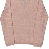 Tommy Hilfiger Striped Sweater - Medium Pink Cotton